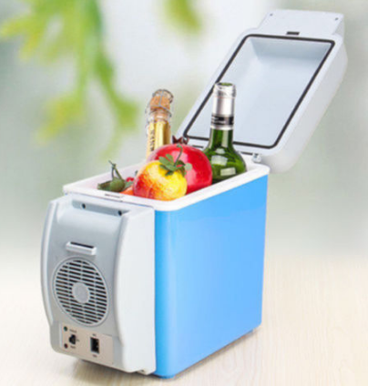 Portable 7.5L Mini Auto Fridge Car Refrigerator Multi-Function Home Cooler