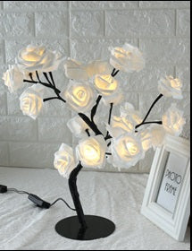 LED Tree Lamp Rose Small Tree Lamp Modeling Lamp Table Lamp