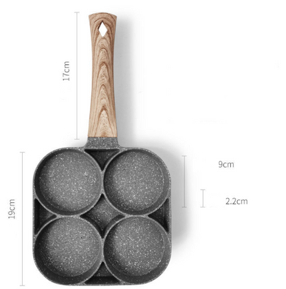 Four Hole Omelette Pan, Non-stick Pan