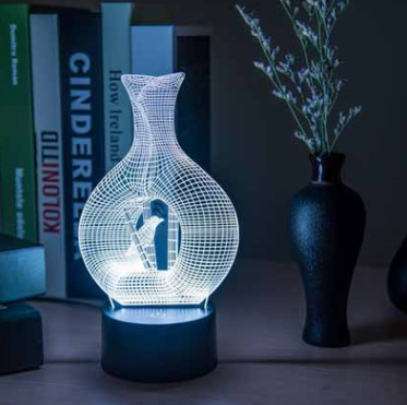 Creative 3D night light LED lamp