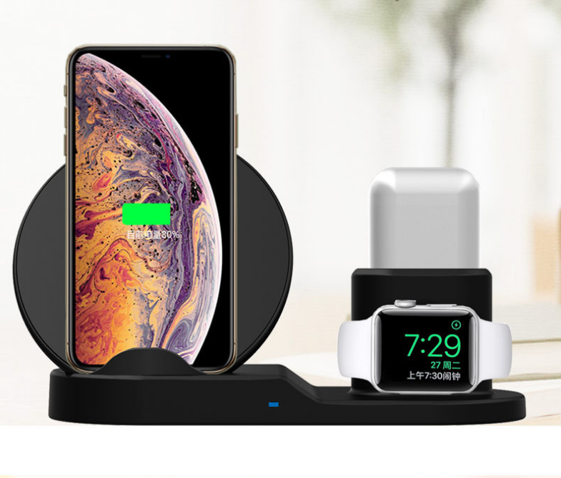 Compatible with Apple , 3-in-1 Wireless Charger