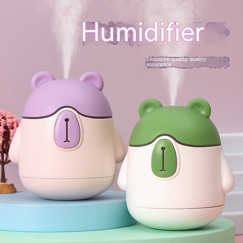 New Mini Small Desktop Han Female Bear Humidifier Cute Pet Cartoon Cute