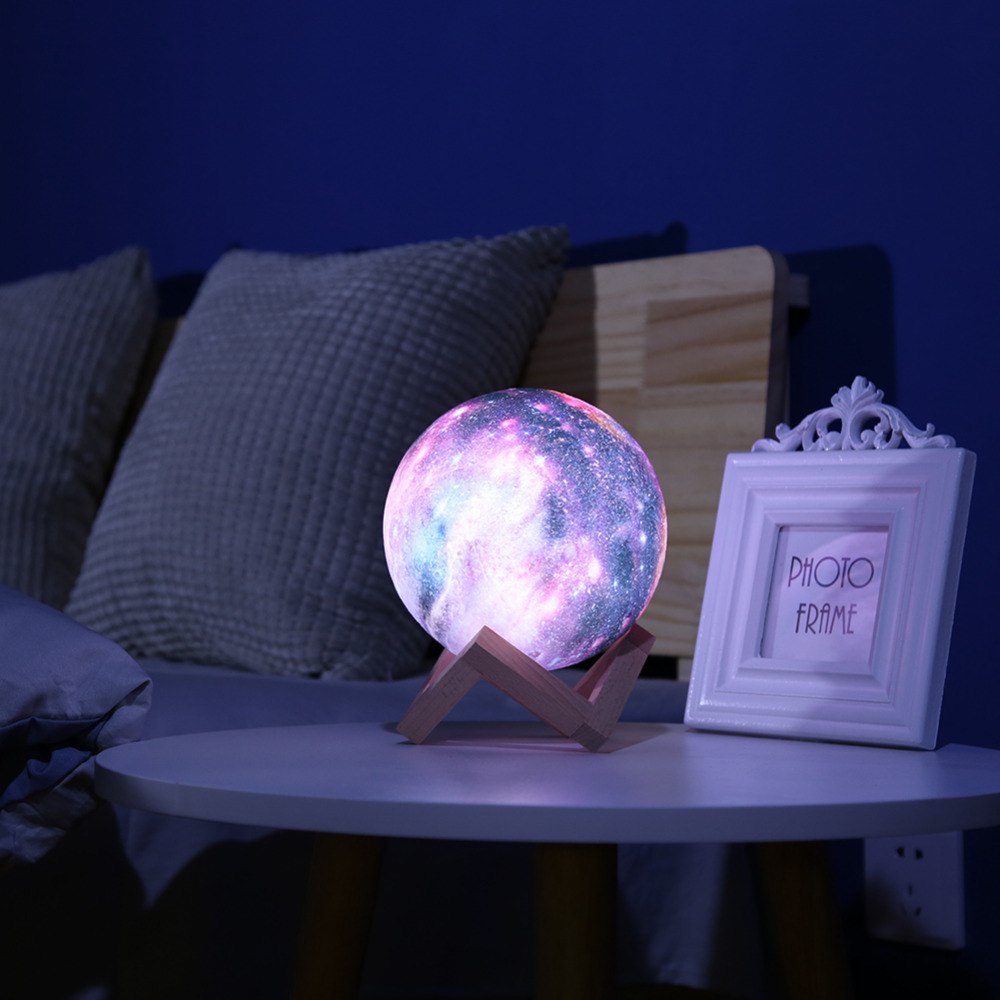 3D Printing Lunar Light Painting Creative Gift Night Light