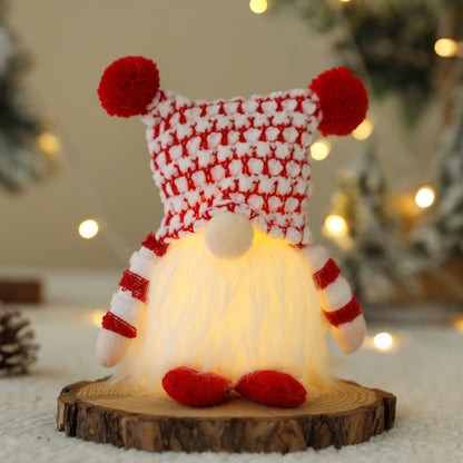 New Christmas Faceless Doll With Lights