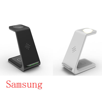 3 In 1 Fast Charging Station Wireless Charger Stand Wireless Quick Charge Dock For Phone Holder