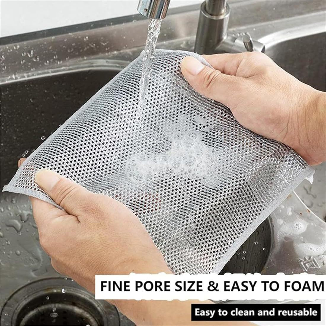 Multifunctional Non-Scratch Wire Dishcloth Kitchen Cleaning Set