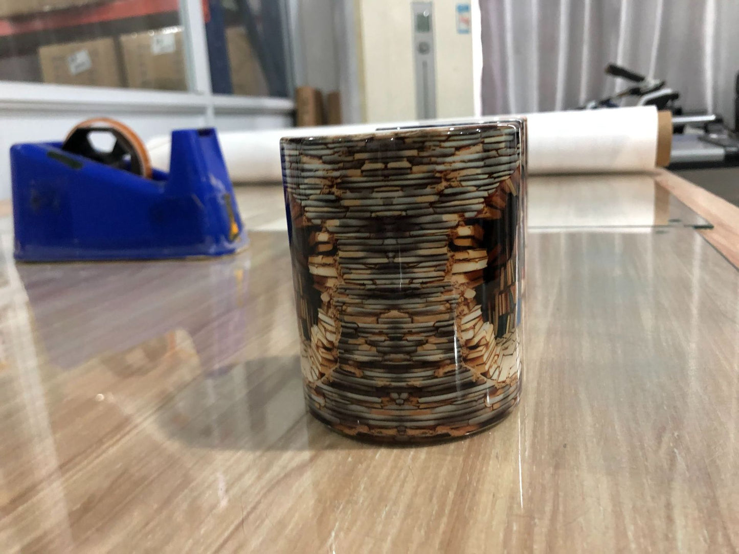 3D Bookshelf Mug Creative Ceramic Water Cup With Handle A Library Shelf Space Book Lovers Coffee Mug Birthday Christmas Gift