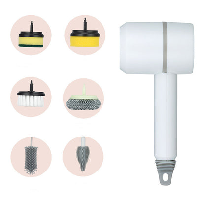 Electric Cleaning Brush Dishwashing Brush Automatic Wireless USB Rechargeable Professional Kitchen Bathtub Tile Cleaning Brushes
