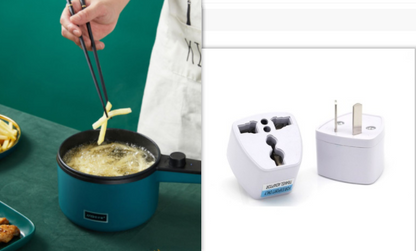 Mini Kitchen Electric Pot Multifunctional Home Electric Cooking Pot Intelligent Noodle Cooking Pot